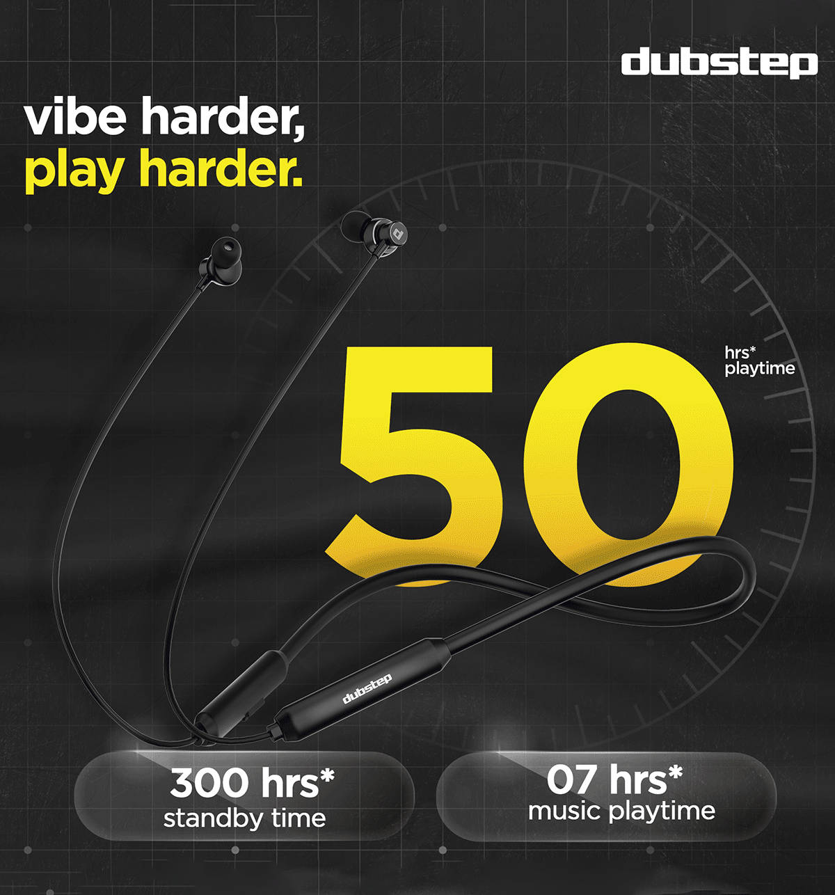 Dubstep Jive J7 In-Ear Bluetooth Neckband Black - Image 6