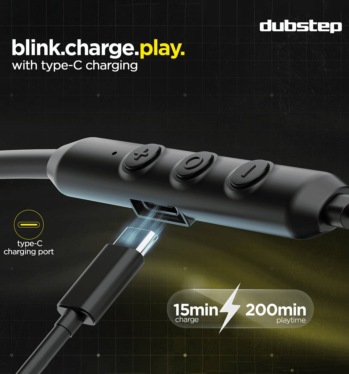 Dubstep Jive J7 In-Ear Bluetooth Neckband Black - Image 5