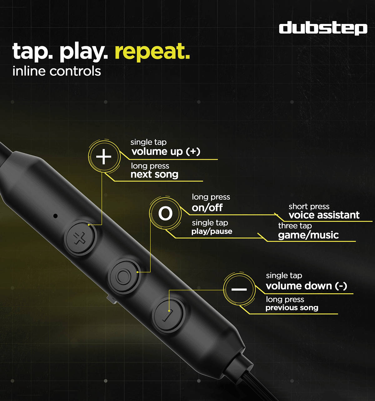 Dubstep Jive J7 In-Ear Bluetooth Neckband Black - Image 12