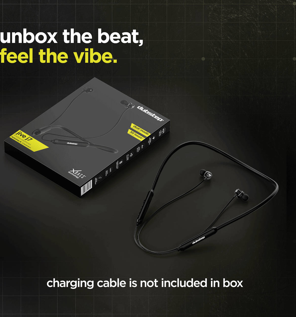 Dubstep Jive J7 In-Ear Bluetooth Neckband Black - Image 4