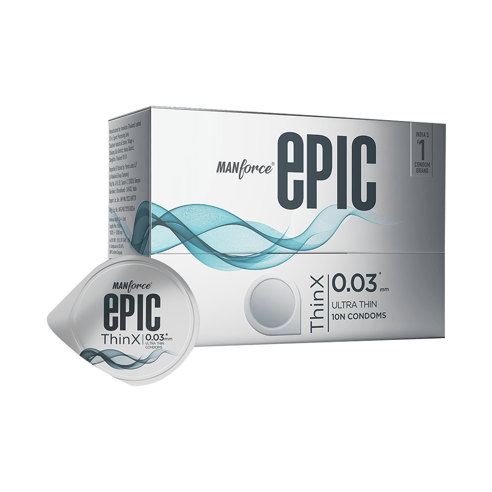 Manforce Epic Thin X Ultra-Thin Condoms (10 Pack)