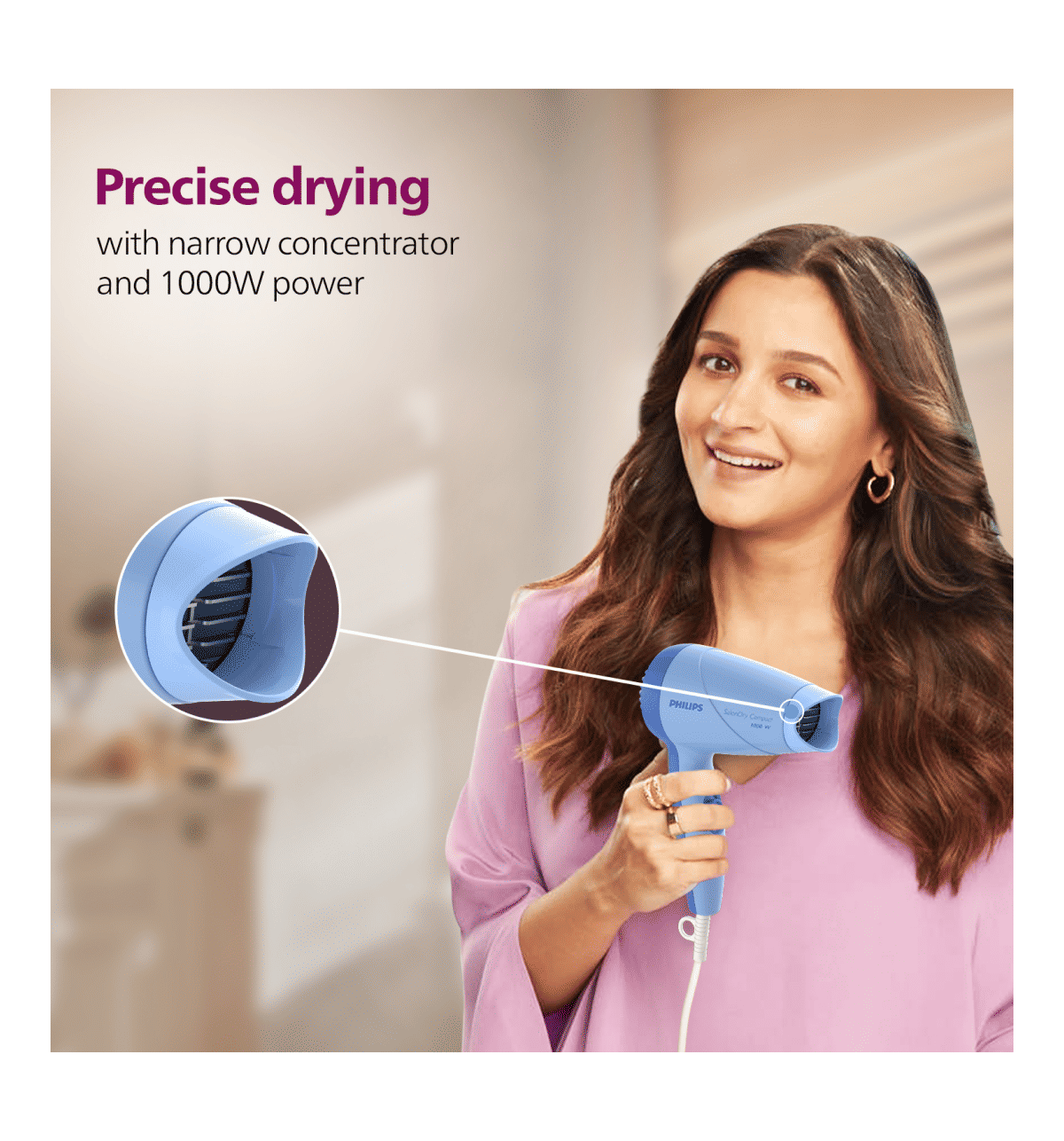 Buy Philips Compact Hair Dryer| Flexible Heat Settings