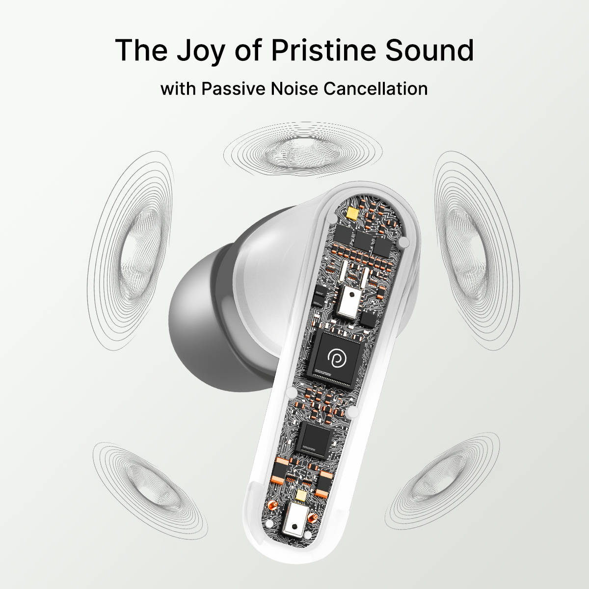 pTron Bassbuds Mojo 34Hrs Black - Image 4