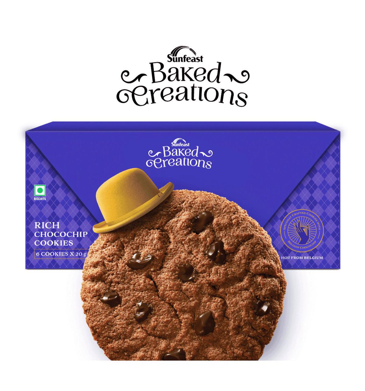 Buy Rich Choco Chip Cookie by Sunfeast Baked Creation Online (120