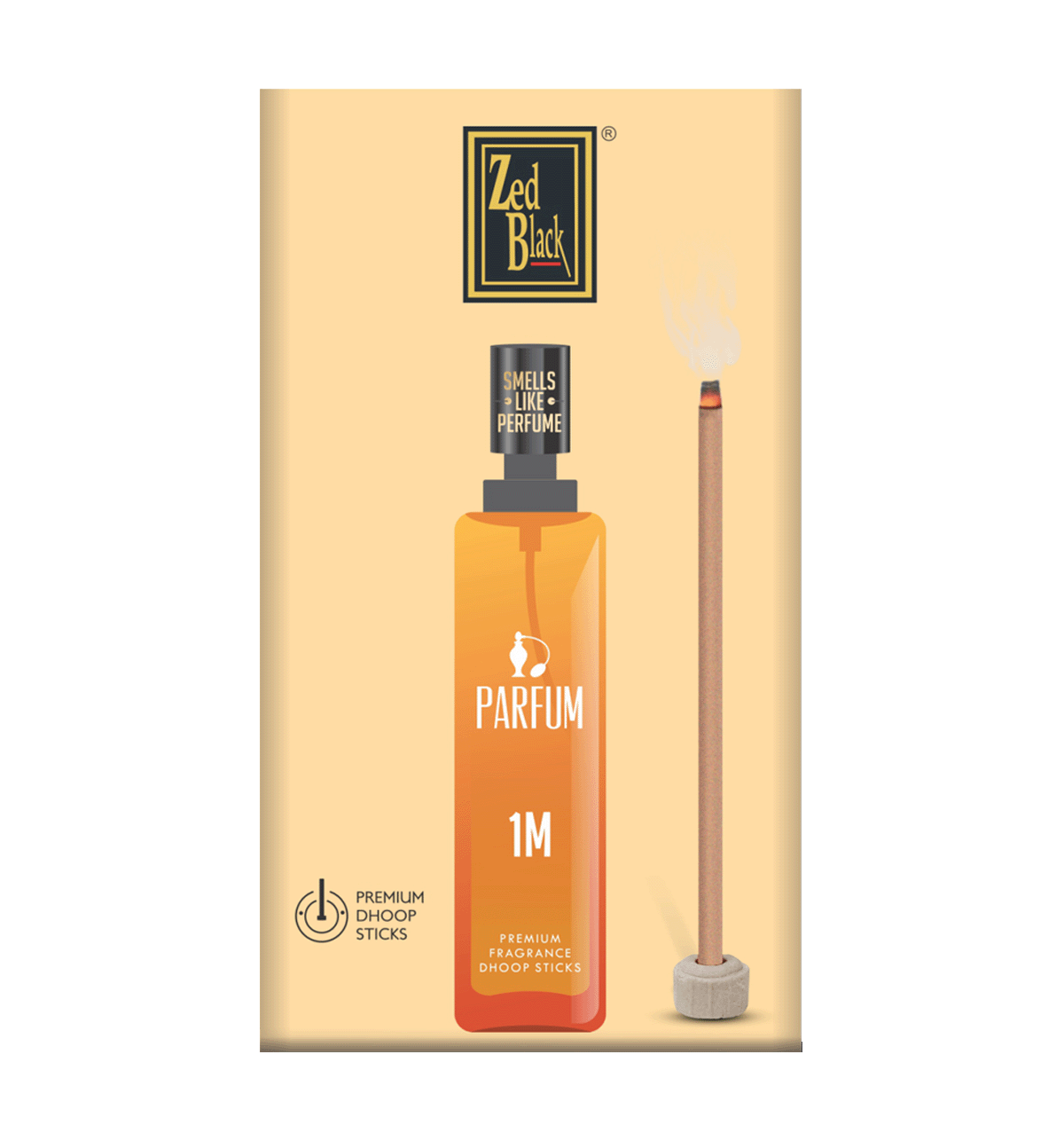 Buy Zed Black Parfum Bamboless Dhoop Sticks (1M Aqua, CW Black