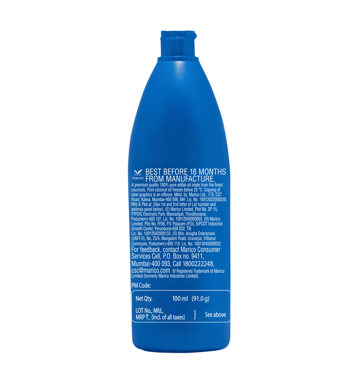 Parachute Pure Coconut Oil 300ml - Image 3
