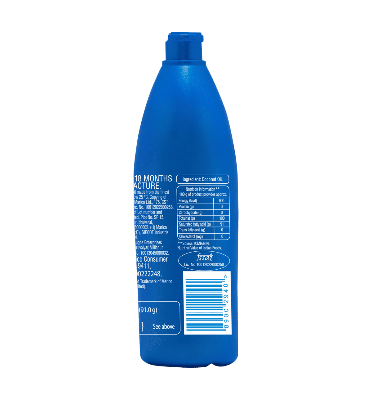 Parachute Pure Coconut Oil 300ml - Image 2