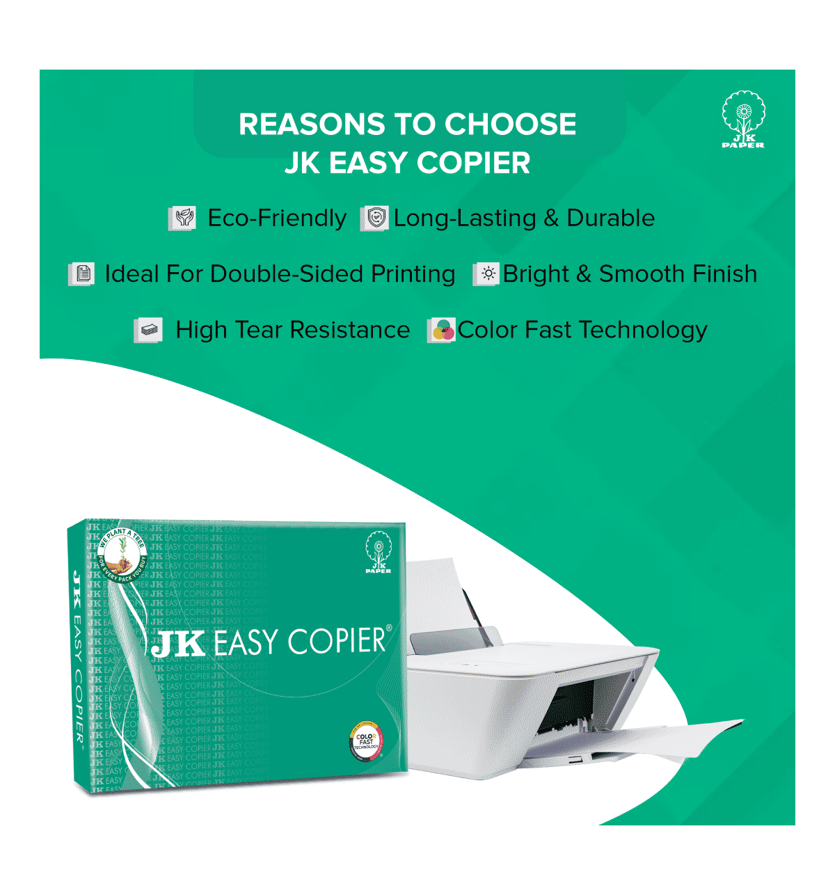 JK Paper Easy Copier A4 Paper (75 GSM, 500 Sheets) - Image 7