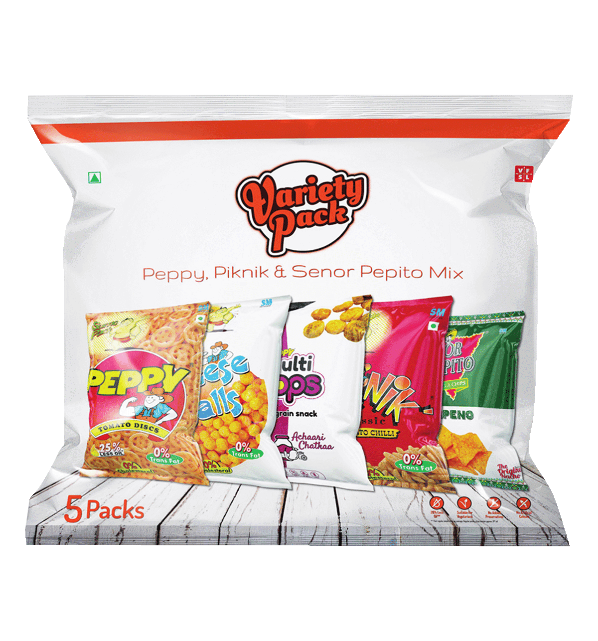 pipipi♥️ Buy Peppy, Piknik and Senor Pepito Mix Variety Pack Online (280 g
