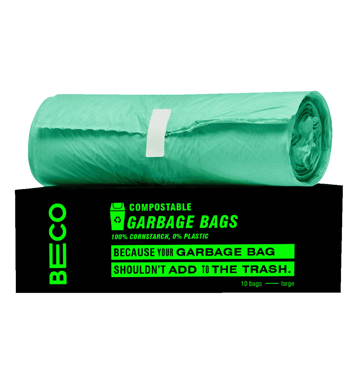 240 Litre Green Aware Bin Bags Buy Beco Compostable Garbage Bags