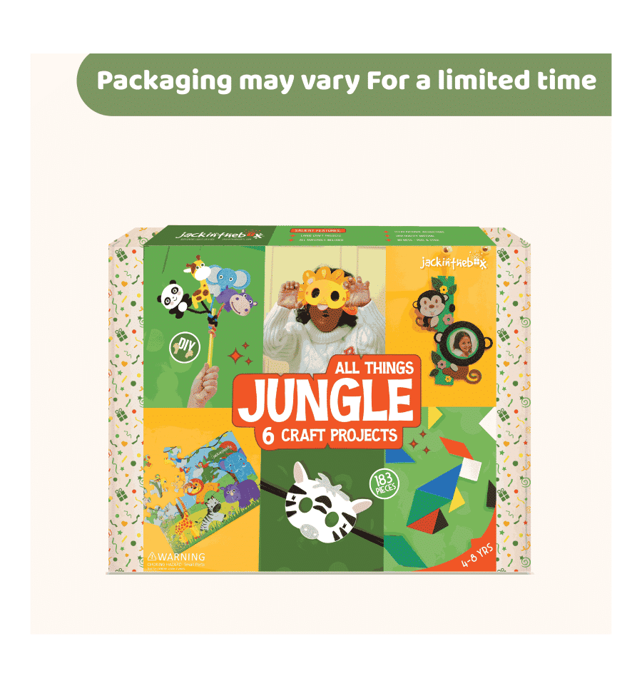 Buy Jackinthebox 6-In-1 Jungle Safari Diy Art & Craft Kits Online