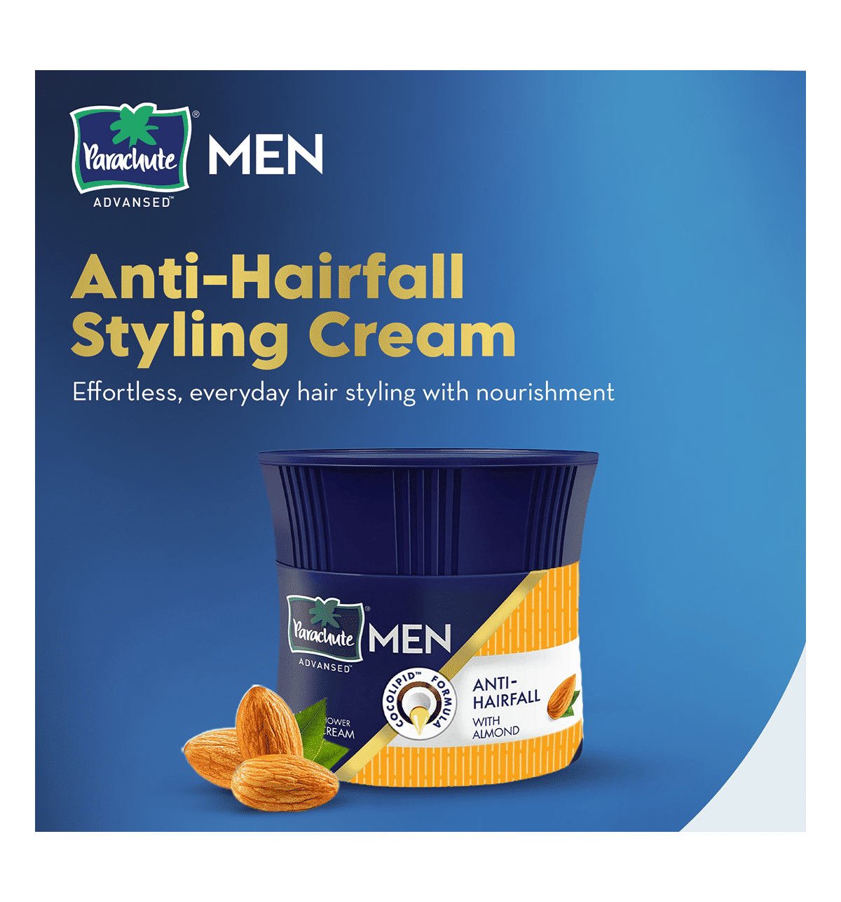 Parachute Advansed Men Hair Cream, Anti-Hairfall 100g - Image 3