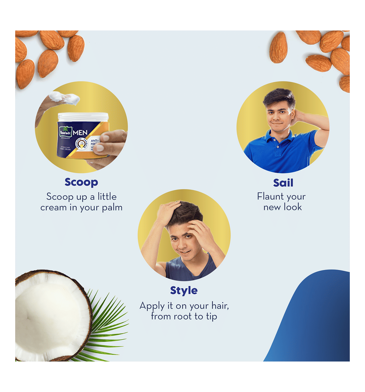 Parachute Advansed Men Hair Cream, Anti-Hairfall 100g - Image 5