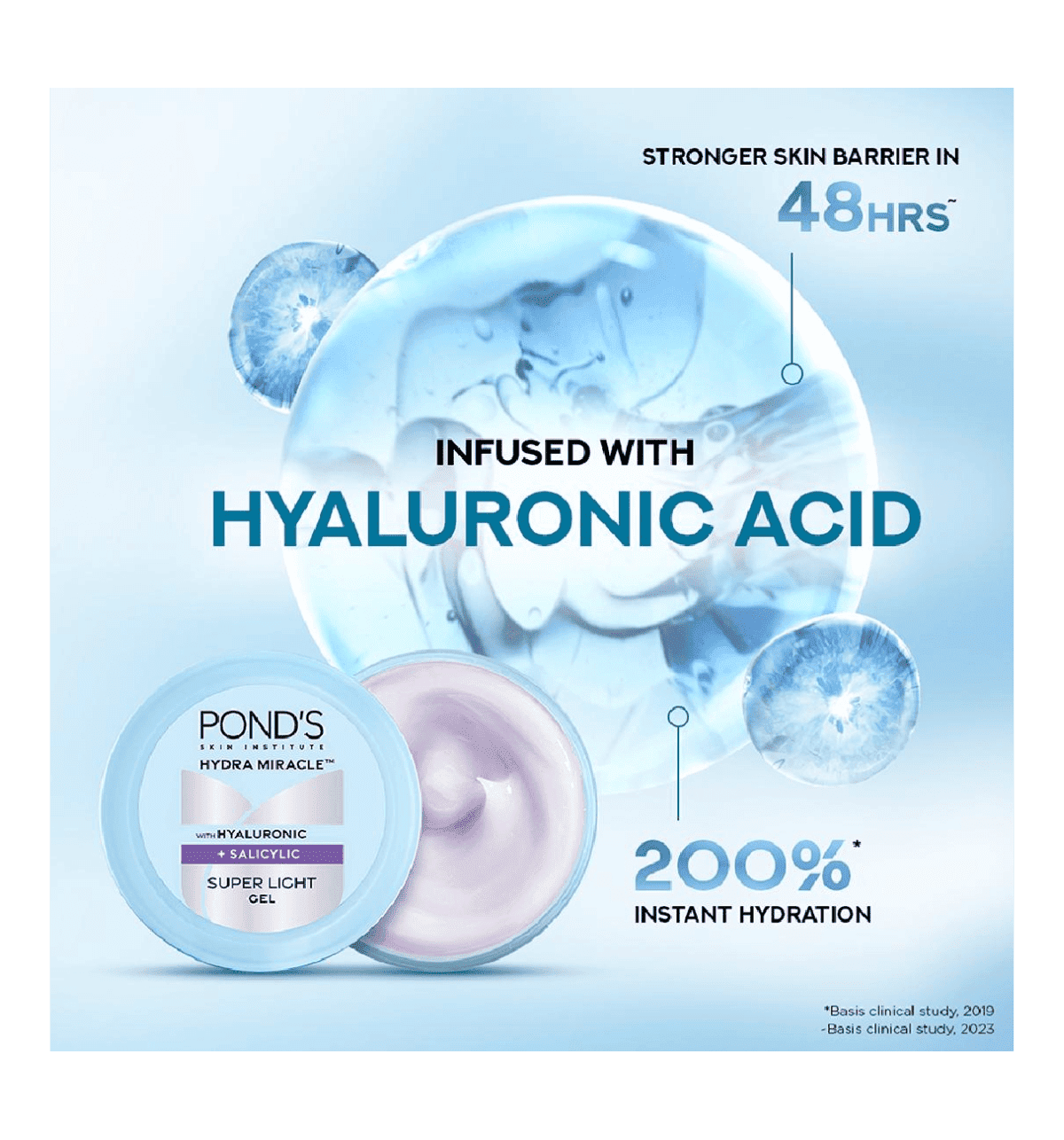 Pond's Hydra Miracle Super Light Gel 100ml - Image 3