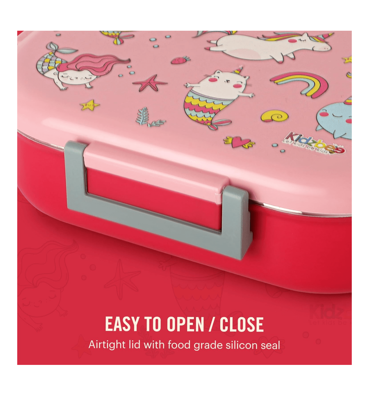 Buy Cello Kidzbee Apollo Pink Parade Plastic Insulated Kids Lunch
