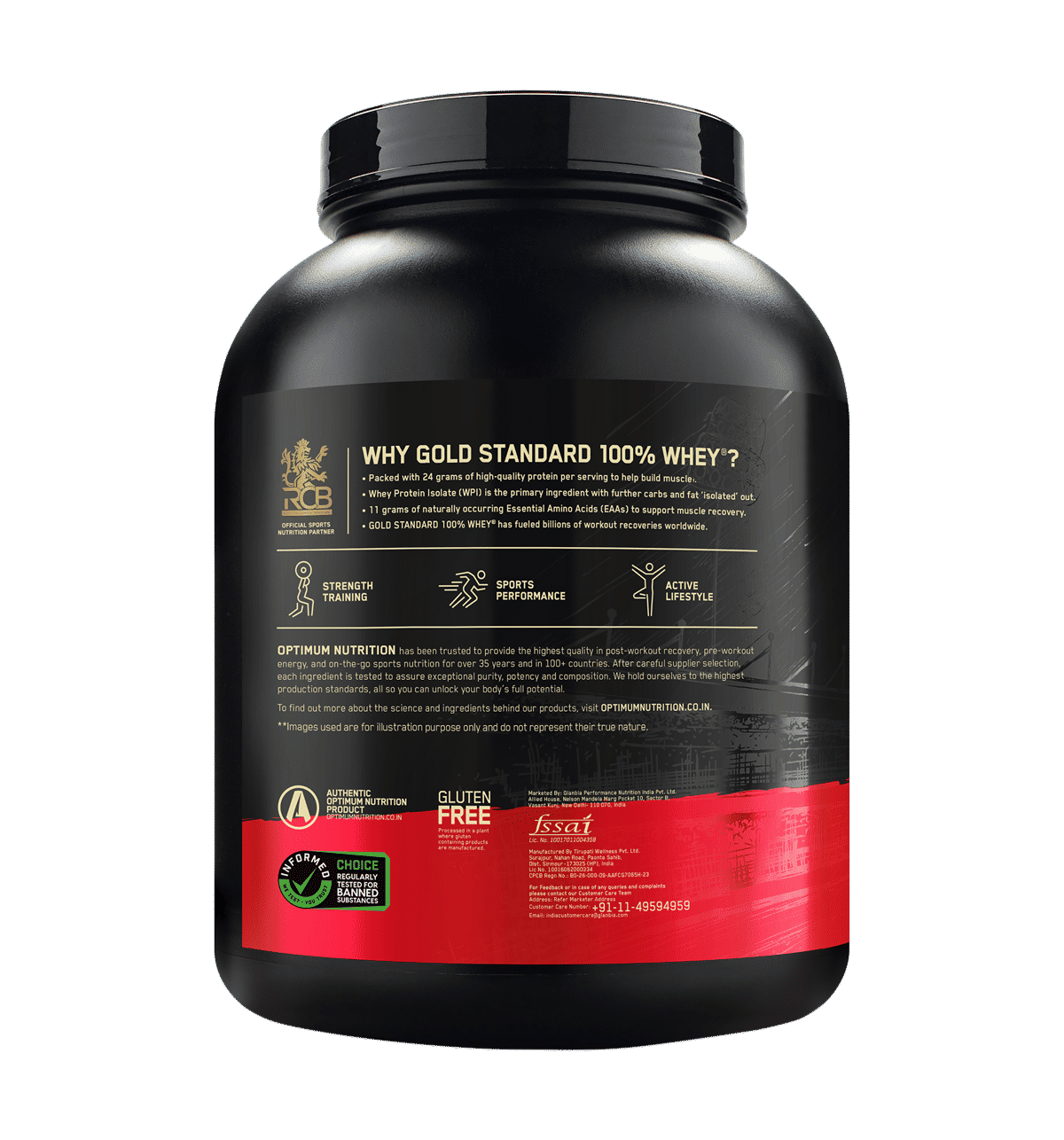 Optimum Nutrition Gold Standard 100% Isolate Protein Whey Gluten Free With Flavor Chocolate 450gr - View #8