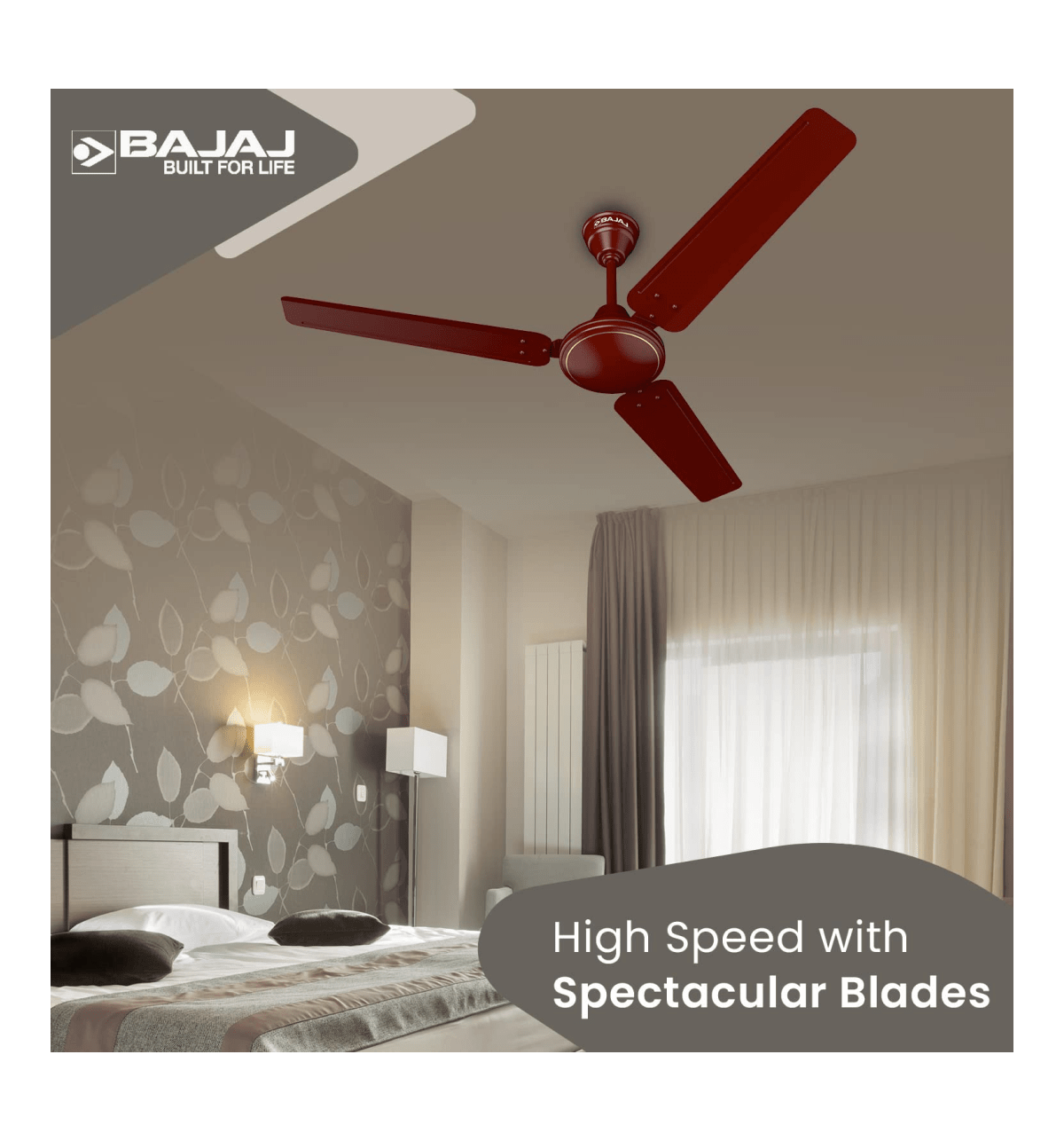 Bajaj Frore Turbo 1200mm Ceiling Fan - Image 4