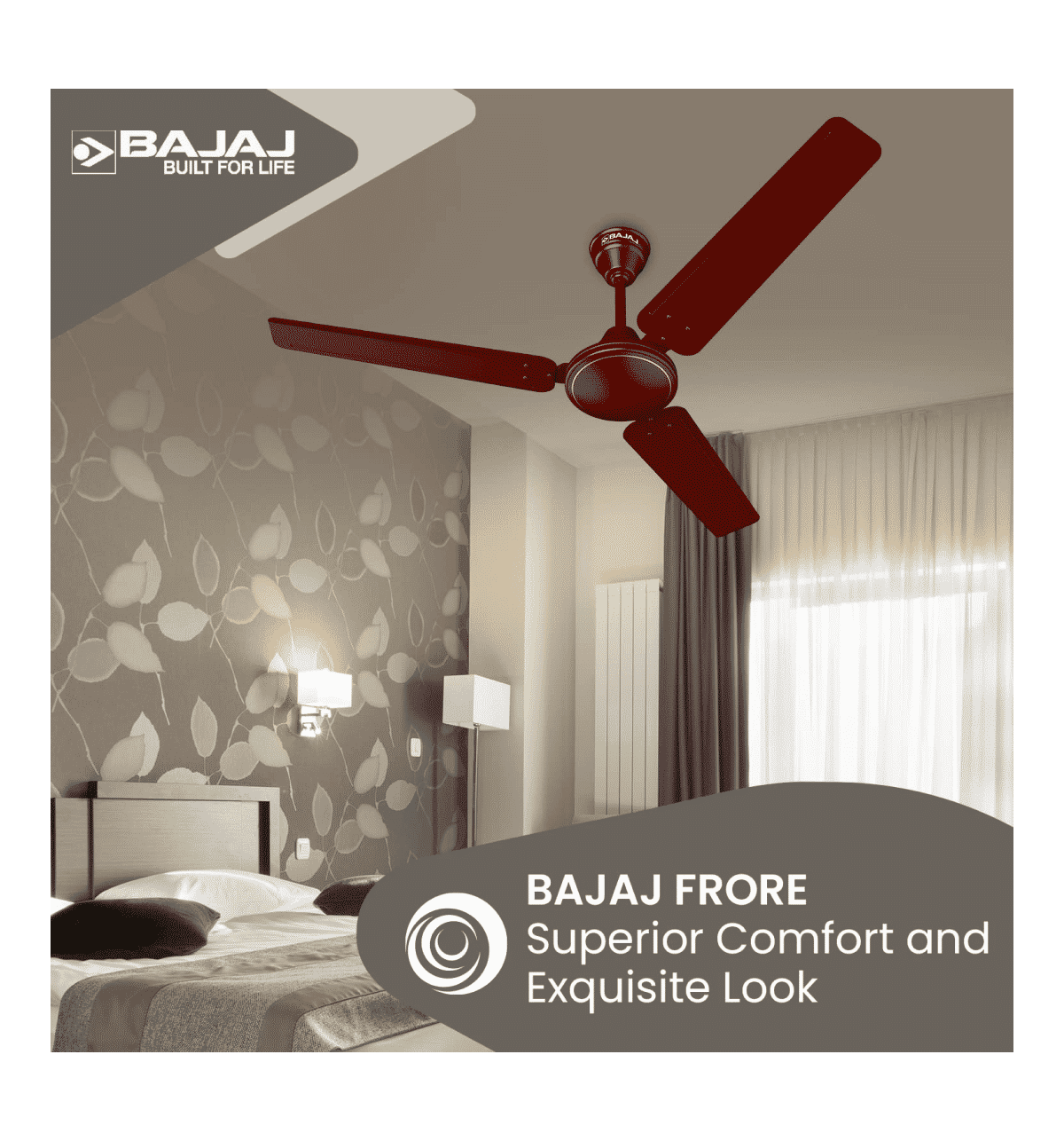 Bajaj Frore Turbo 1200mm Ceiling Fan - Image 2