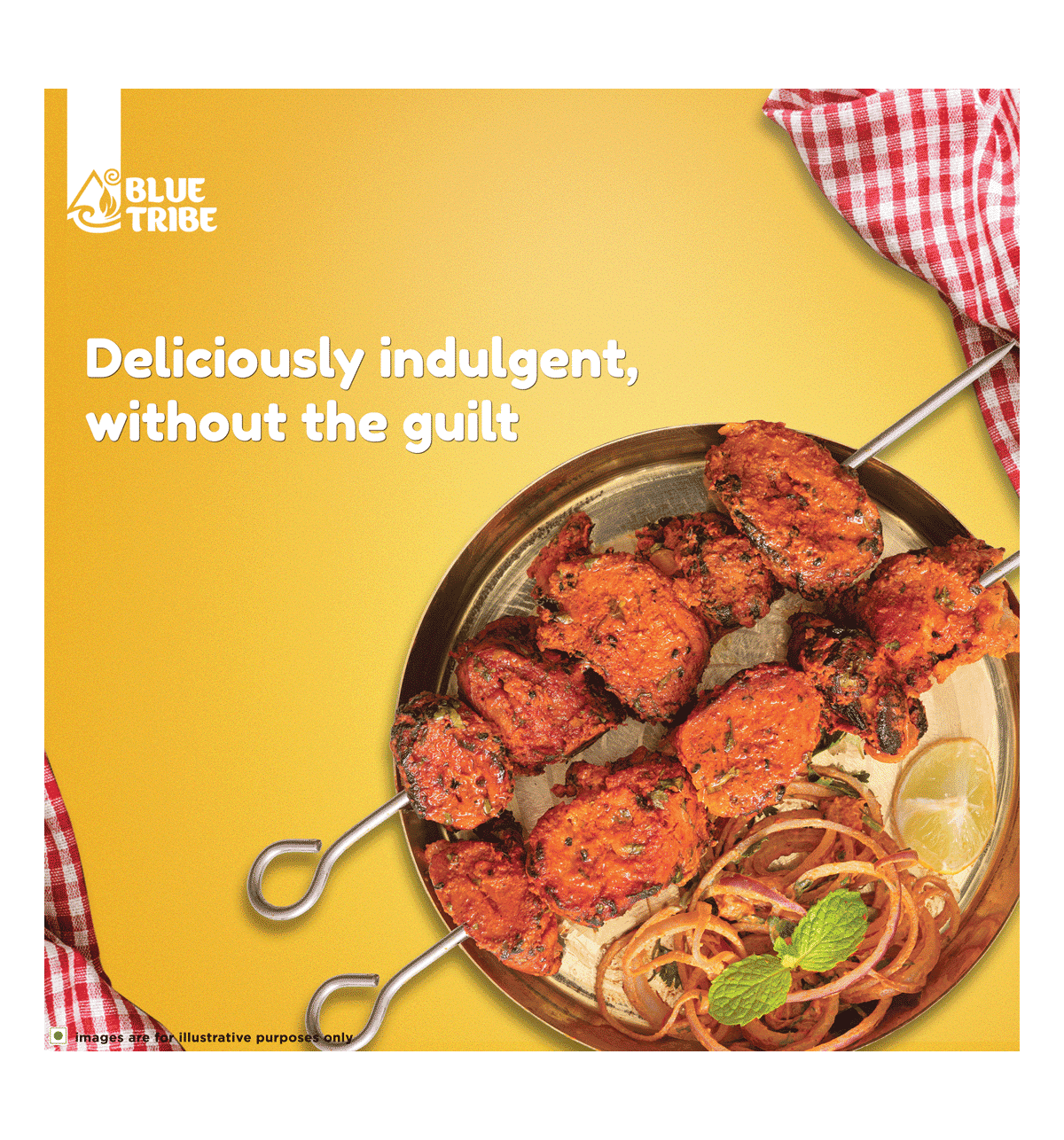 Buy BLUE TRIBE FOODS Ready to Eat Soya Chaap Tandoori Online