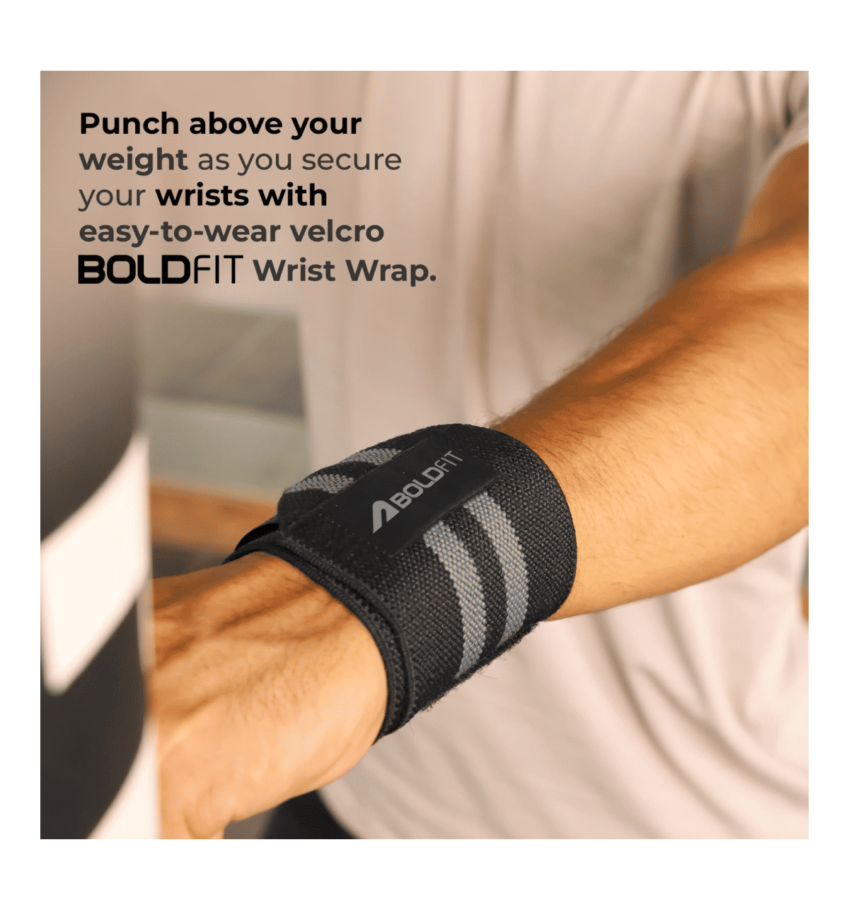 Single Arm Band Punch Exercise Buy Boldfit Polyester Wrist
