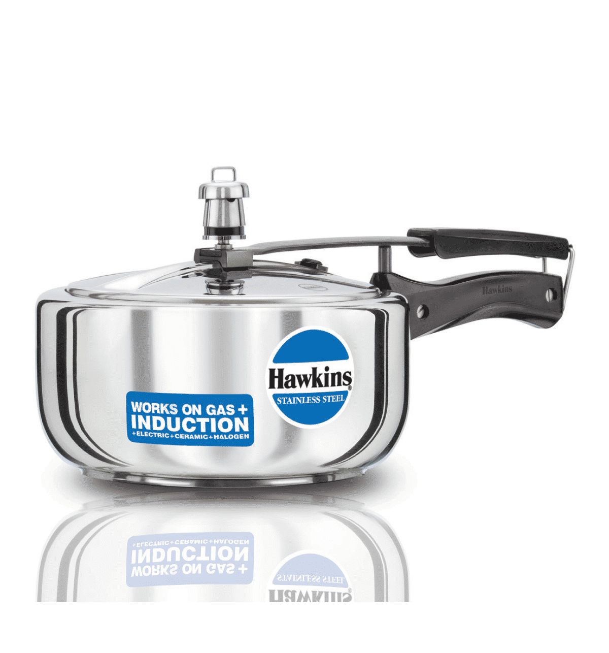 Buy Hawkins Stainless Steel Wide Pressure Cooker (3L, Induction