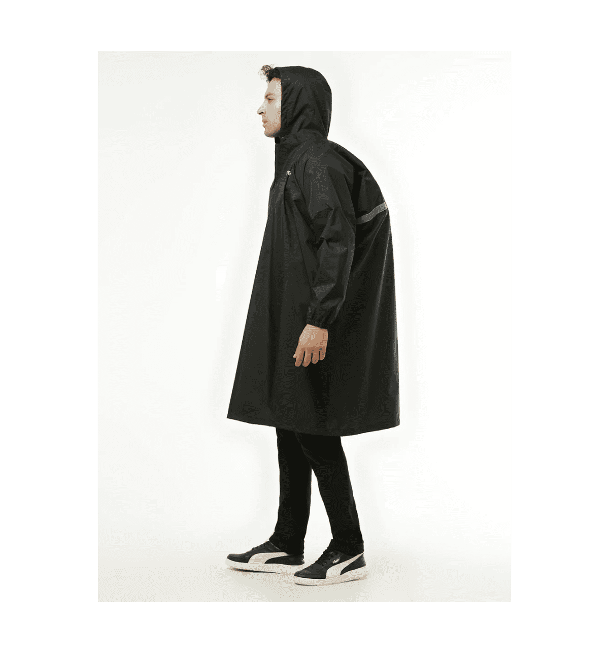 Buy Zeel Stardust Unisex Fabric Rain Poncho (Free Size) Online (1