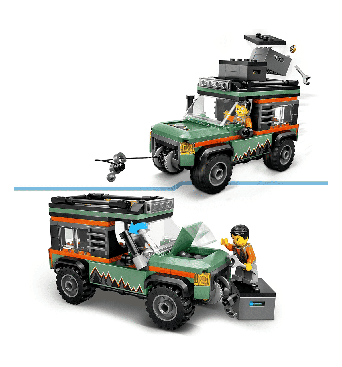 Lego City Lego Toys For Four Year Olds LEGO City Off-Road 4x4