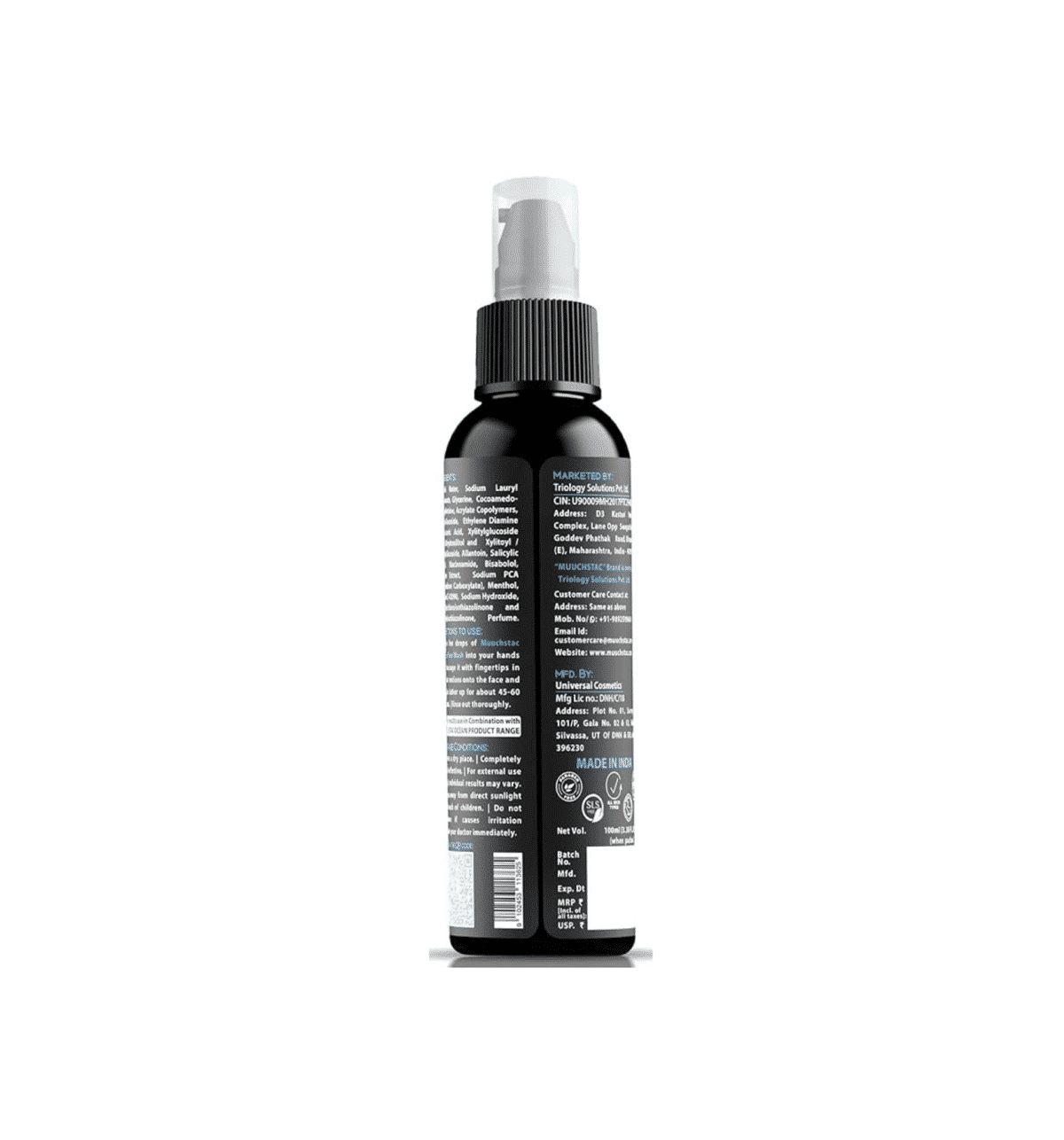 MUUCHSTAC Ocean Face Wash for Men 100 ml - Image 2