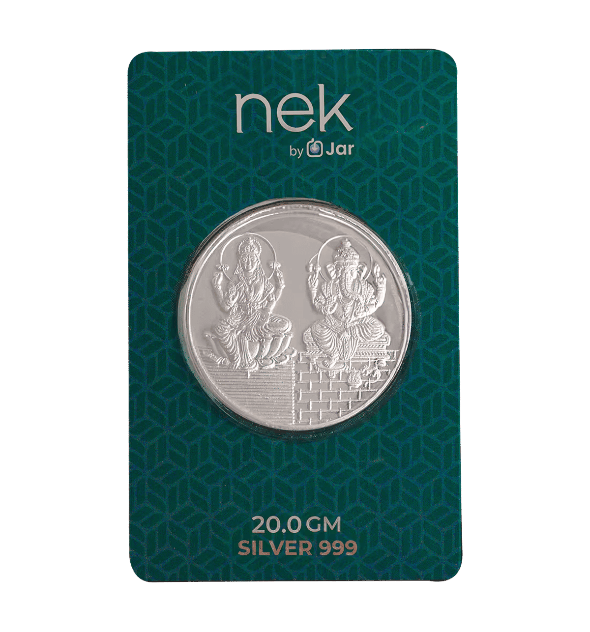 Buy Nek by Jar Silver Coin 20 GM 999 Purity for Akshaya Tritiya