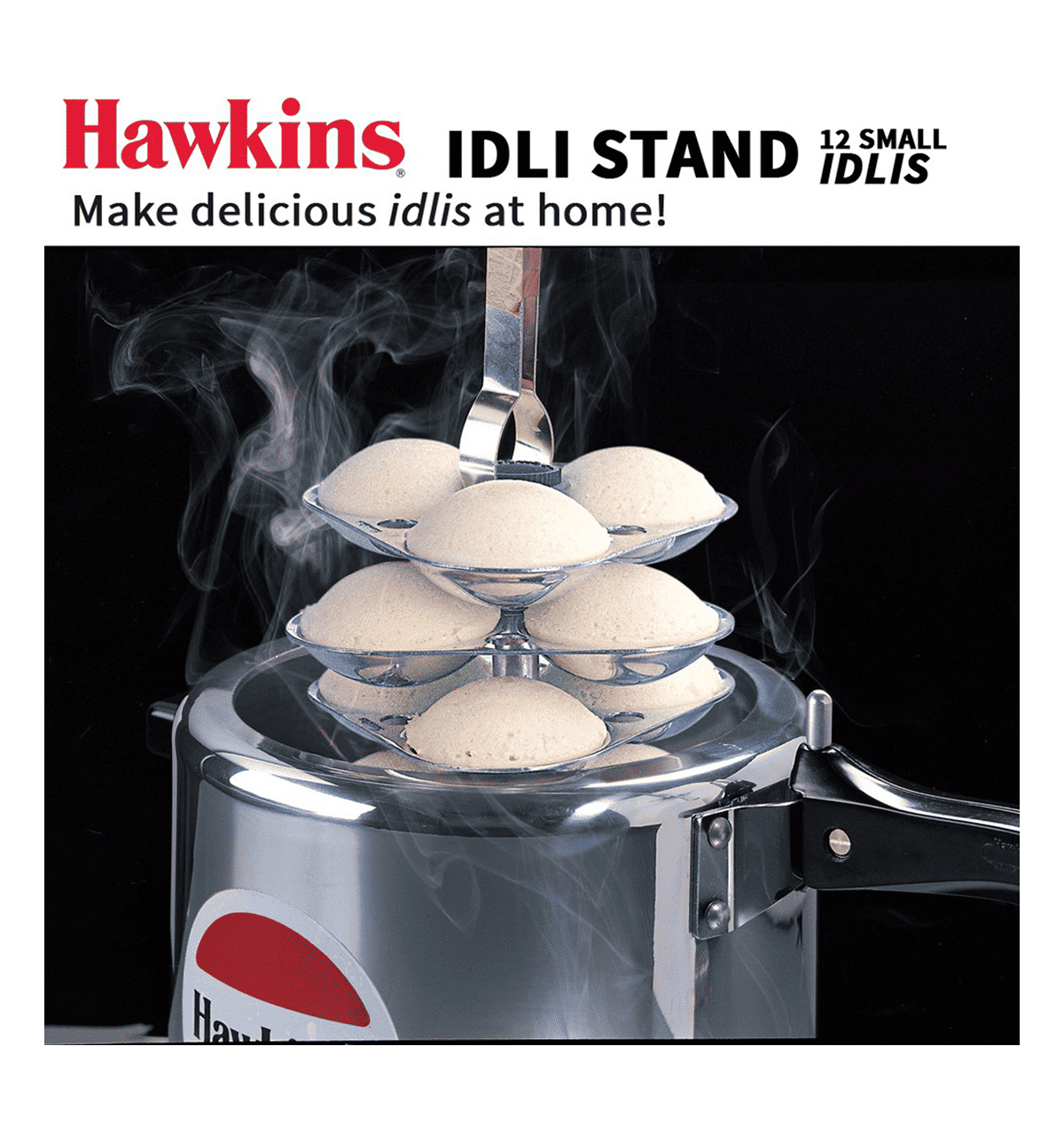 Buy Hawkins Aluminum Idli Stand for Litre Cooker (12 Mini Idli - Main Image