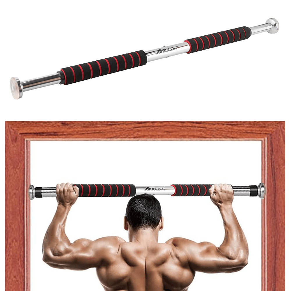 Buy Boldfit Pull Up Bar (for Home, Adjustable Doorway Chin Up Bar