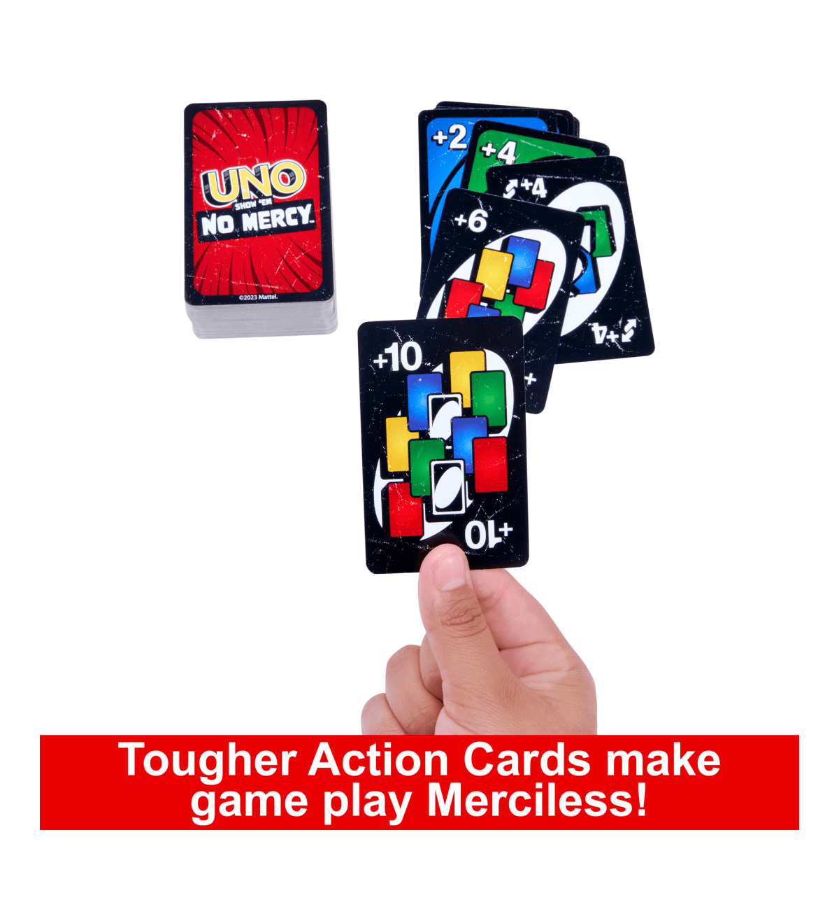 UNO Show No Mercy Card Game for Kids, Adults & Family Night, Parties and Travel - Image 6