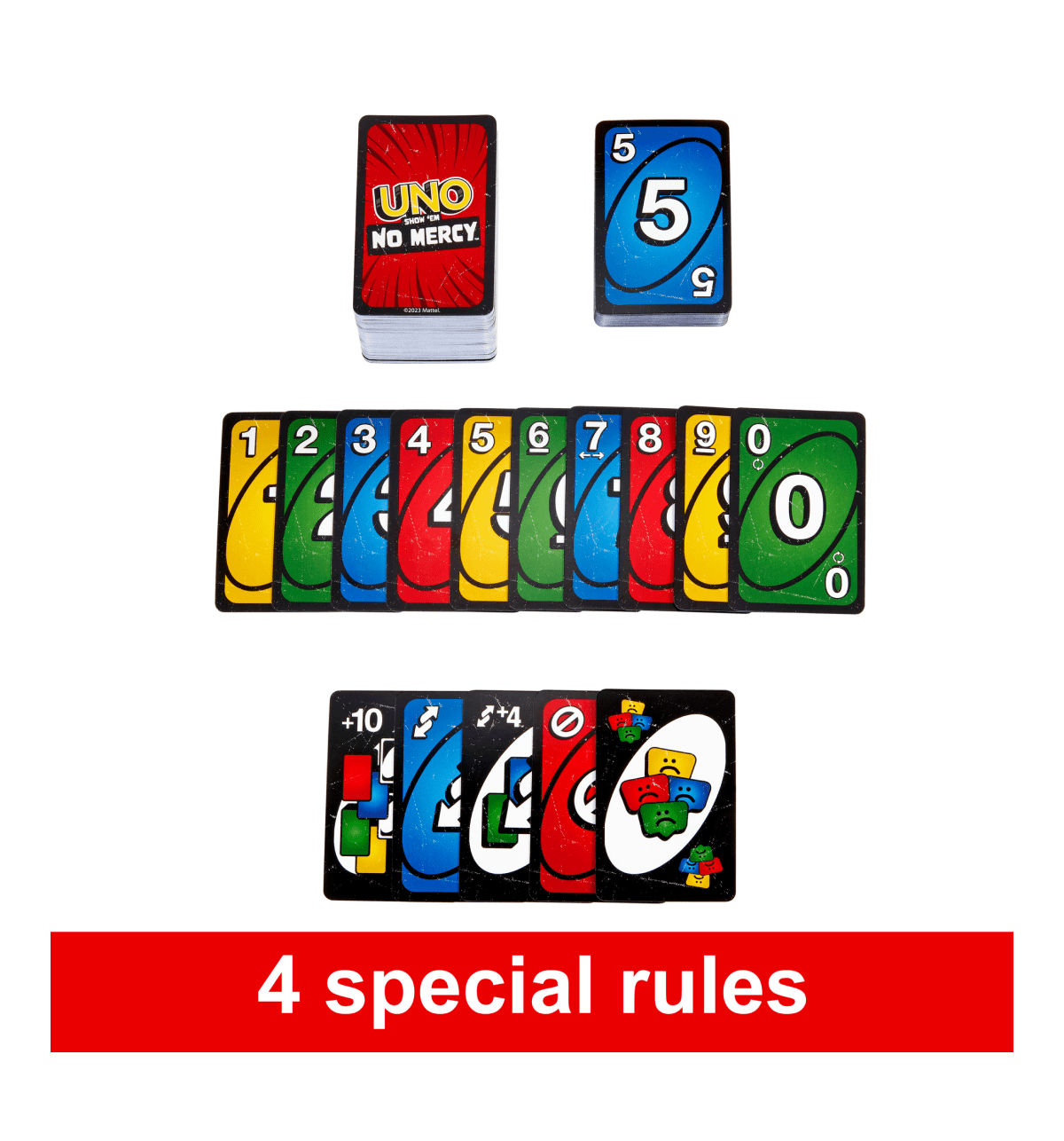 UNO Show No Mercy Card Game for Kids, Adults & Family Night, Parties and Travel - Image 3