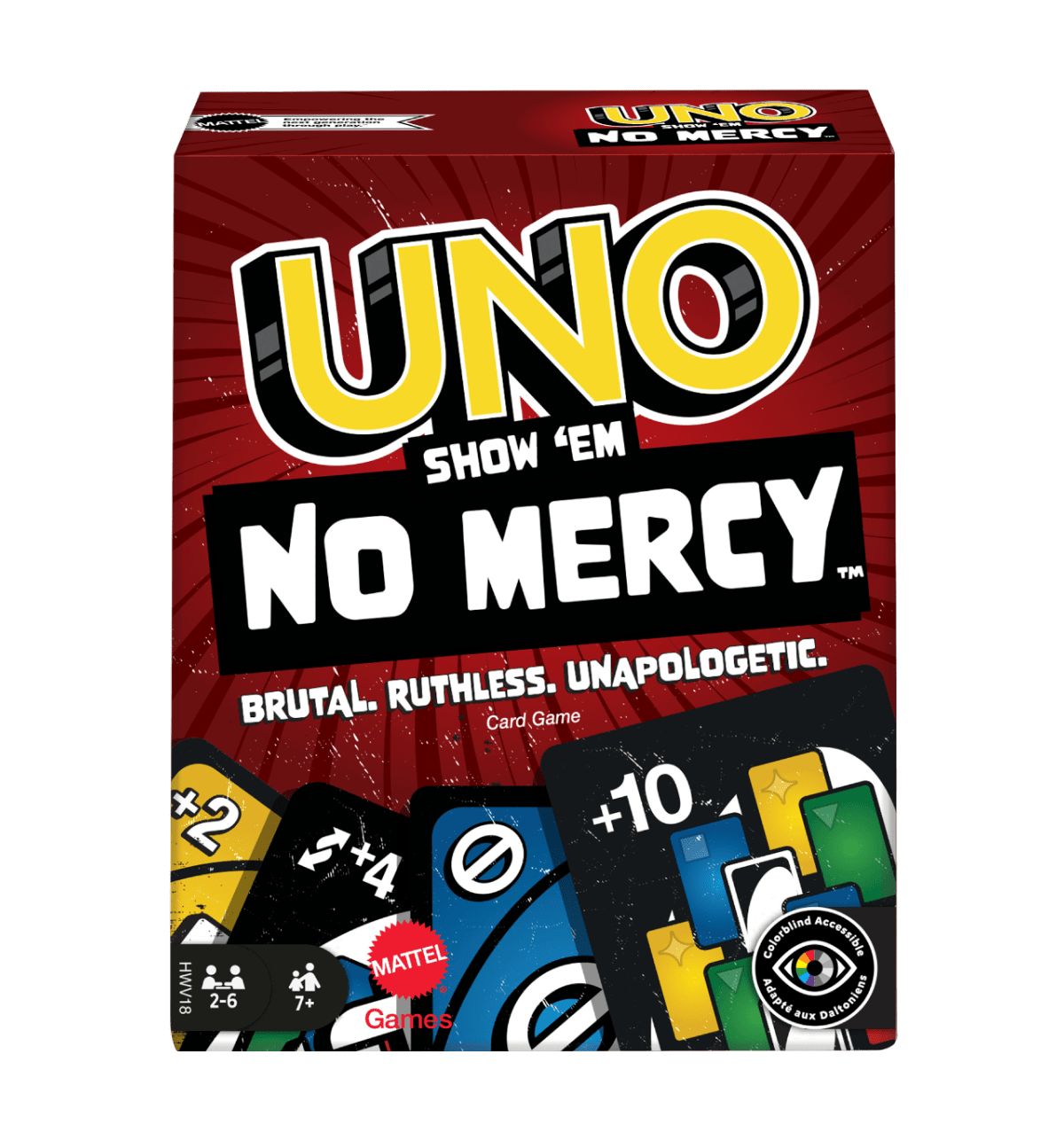 UNO Show No Mercy Card Game for Kids, Adults & Family Night, Parties and Travel - Image 2