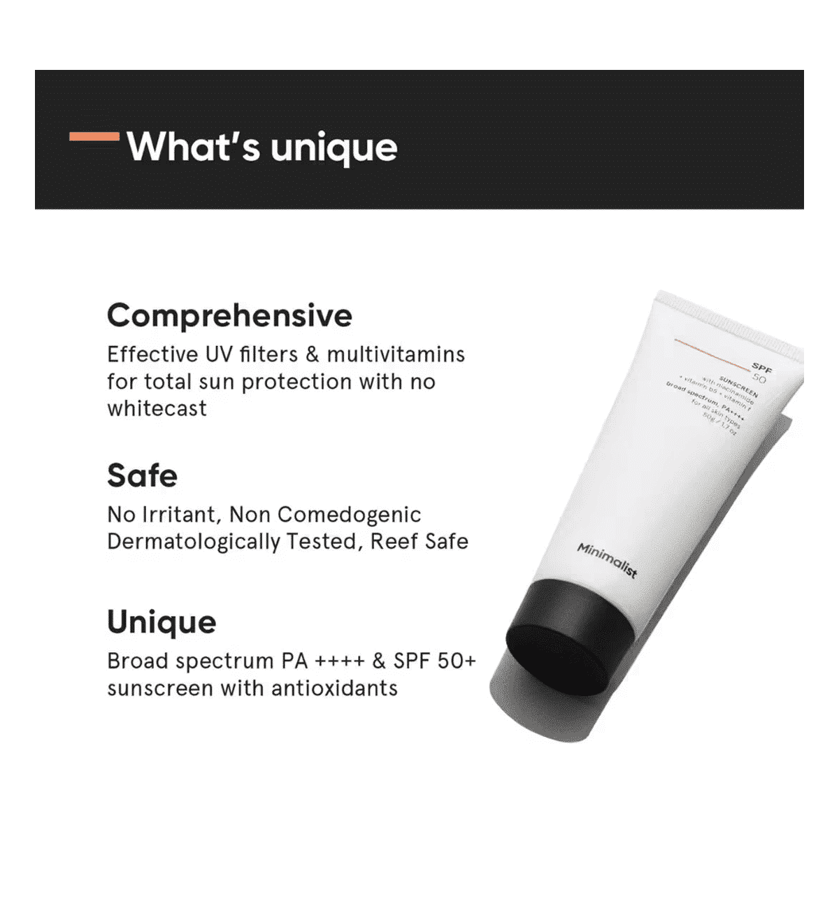 Minimalist Multi Vitamin SPF 50 Sunscreen 50 g - Image 4
