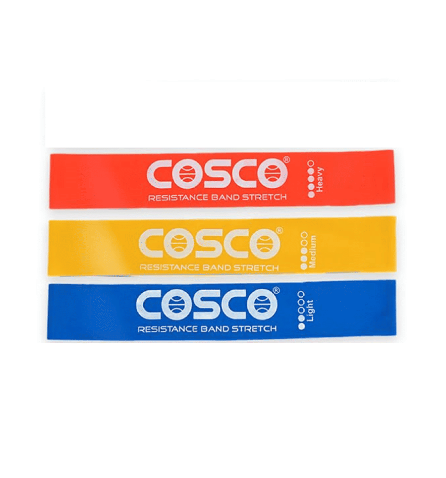 Buy Cosco Stretch Resistance Band Set (Assorted, Standard) Online