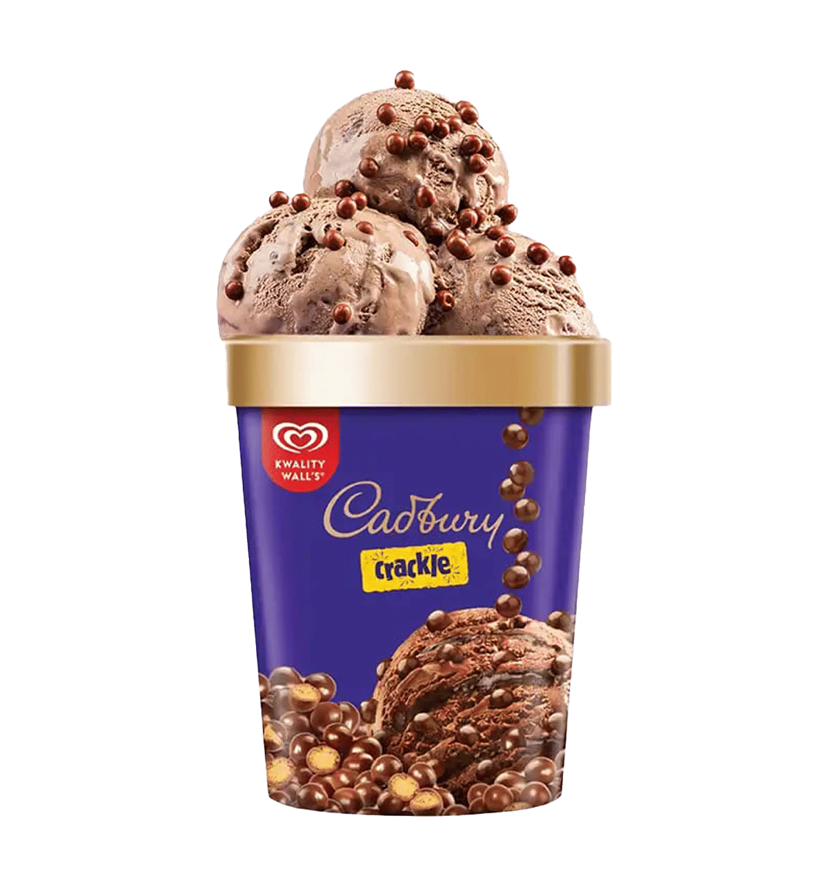 Buy Kwality Wall's Cadbury Crackle Frozen Dessert Tub Online (700