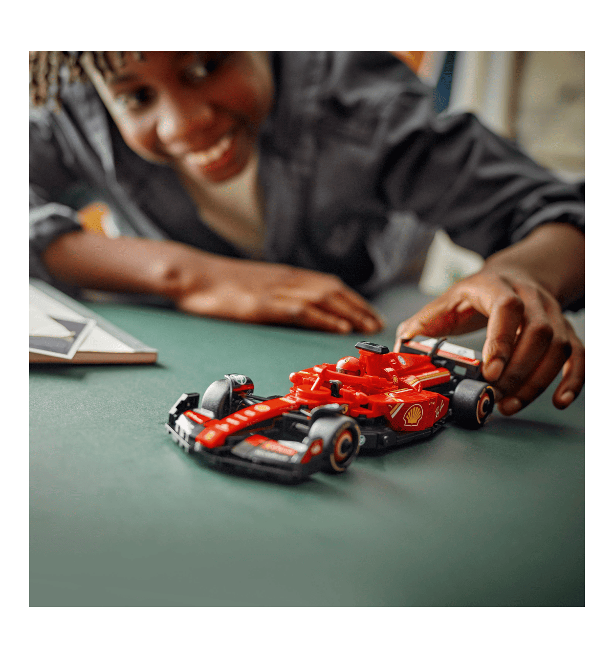 LEGO Speed Champions Ferrari SF-24 F1 Race Car Driver Pack of 77242 - Image 3