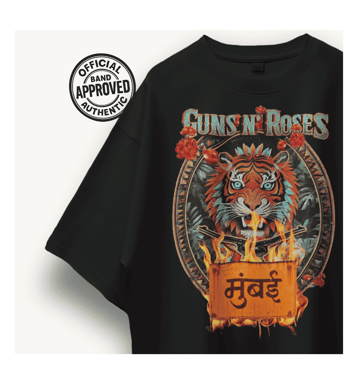Buy Guns N' Roses Mumbai 2025 Special Edition T-Shirt XXL Size by