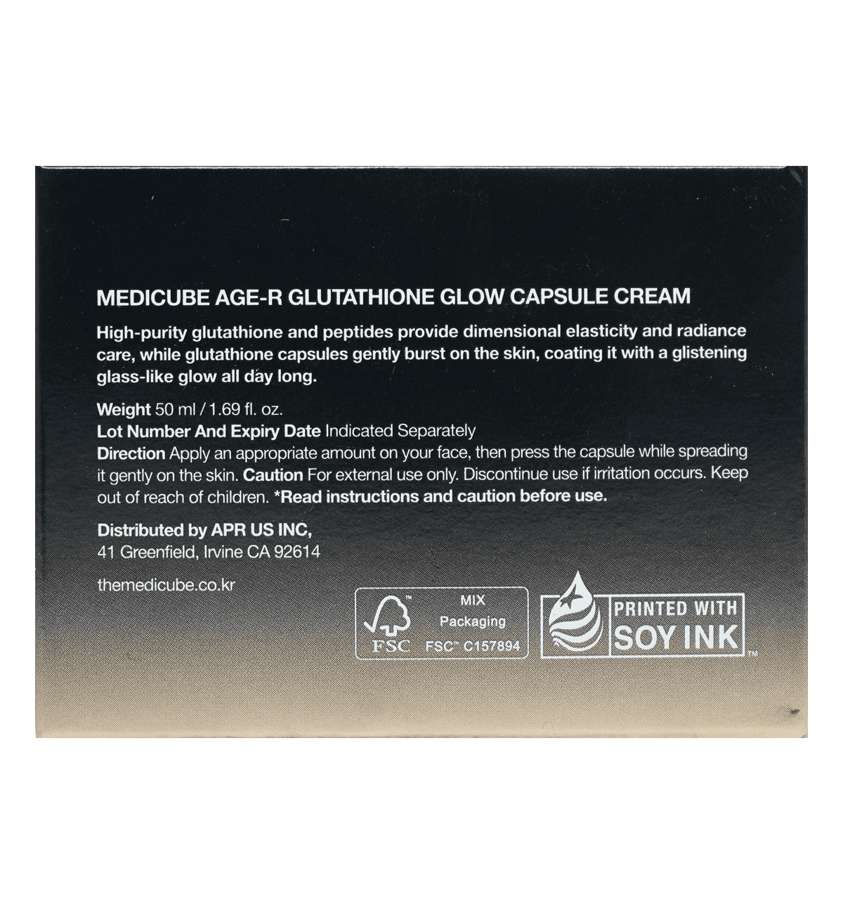 medicube age r glutathione glow capsule cream ingredients VIPODOZI/ COSMETICS/SPA | MEDICUBE AGE- R GLUTATHIONE CAPSULE CREAM  Medicube AGE-R Glutathione Glow Capsule Cream inasaidia kubrighten ngozi.  Inetengenezwa na main image 1
