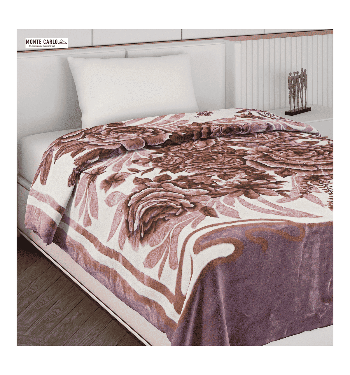 Fleece Blanket Gullivar Luxury Blanket Price Single Bed Grey Gems