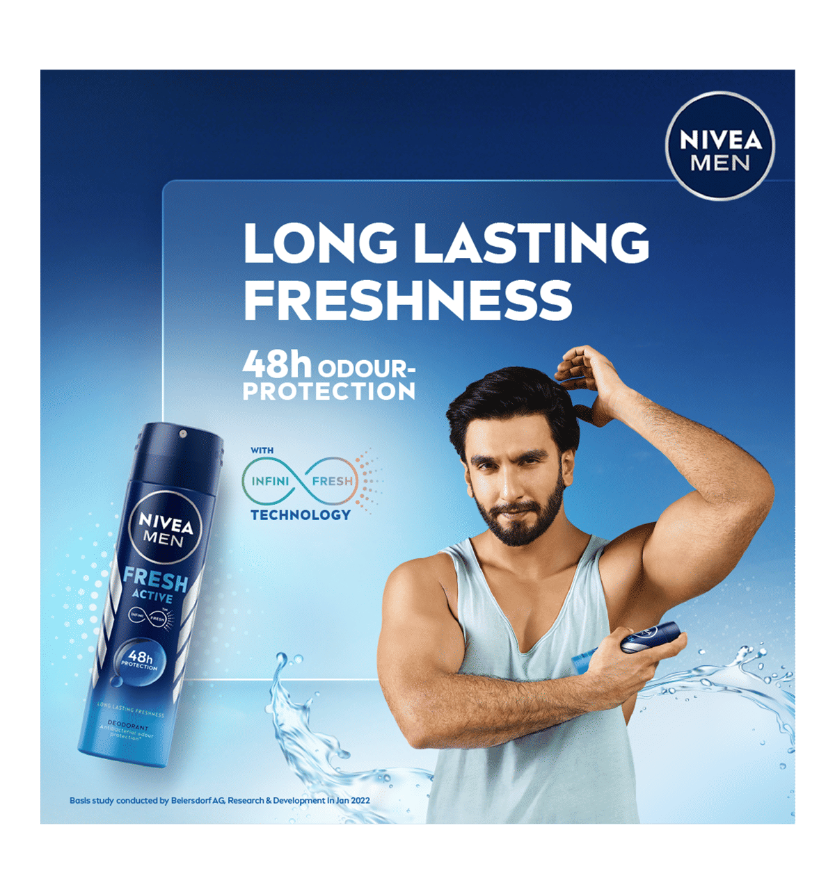 Nivea Fresh Active 150ml - Image 3