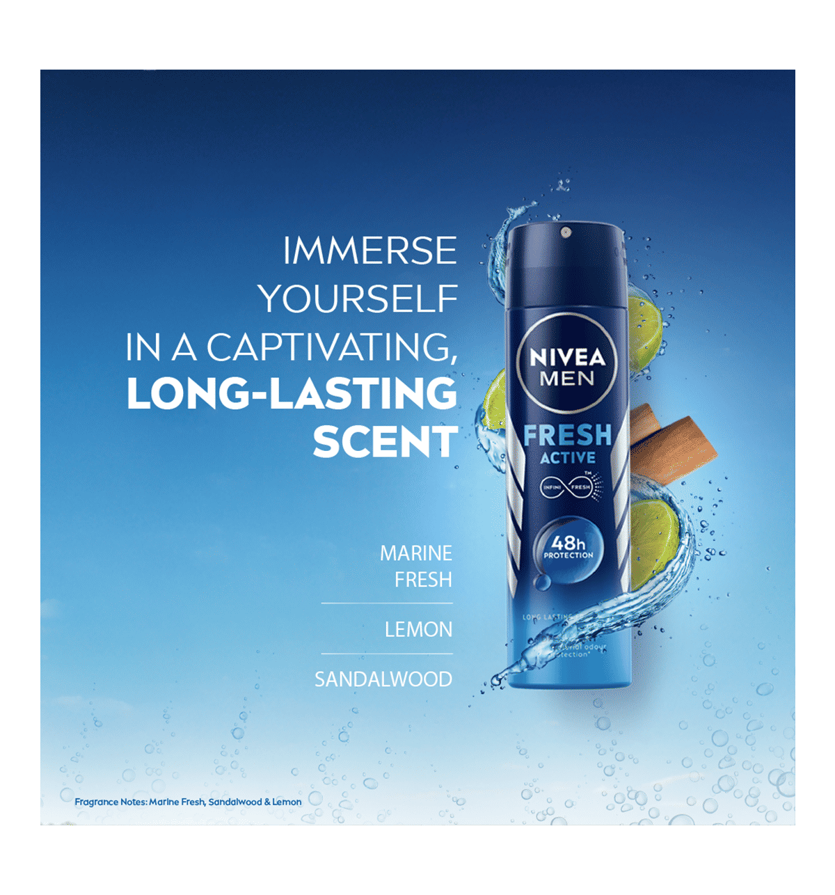 Nivea Fresh Active 150ml - Image 5