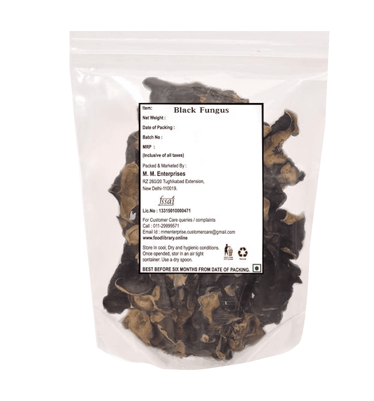 Buy Food Library The Magic Of Nature Black Fungus Mushroom Online