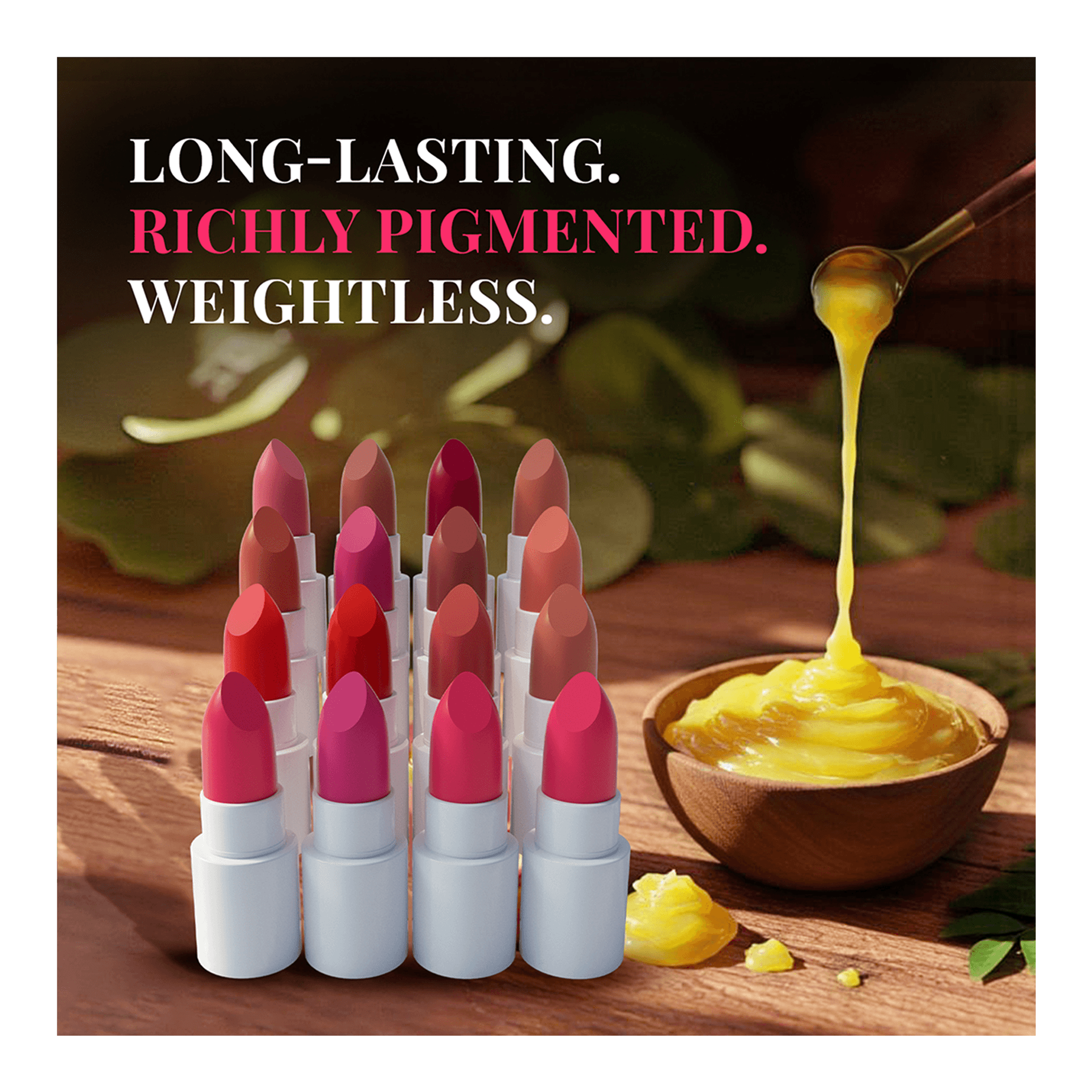 Buy Just Herbs Multicolor Ayurvedic Lipstick Mini Micro Kit (Cream