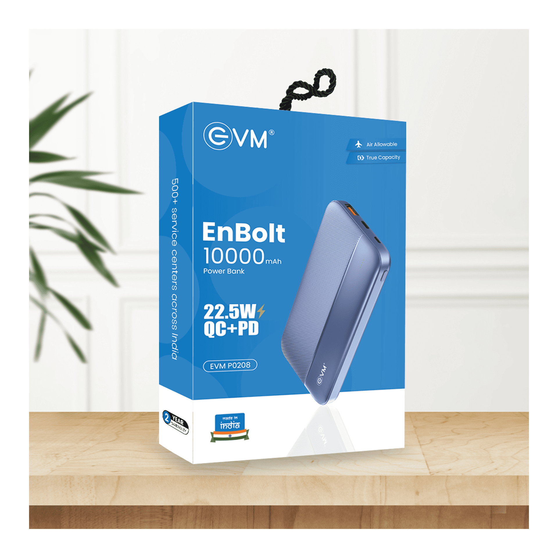 EVM EnBolt 10000mAh PowerBank 22.5W Quick Charge (Blue) - Image 7