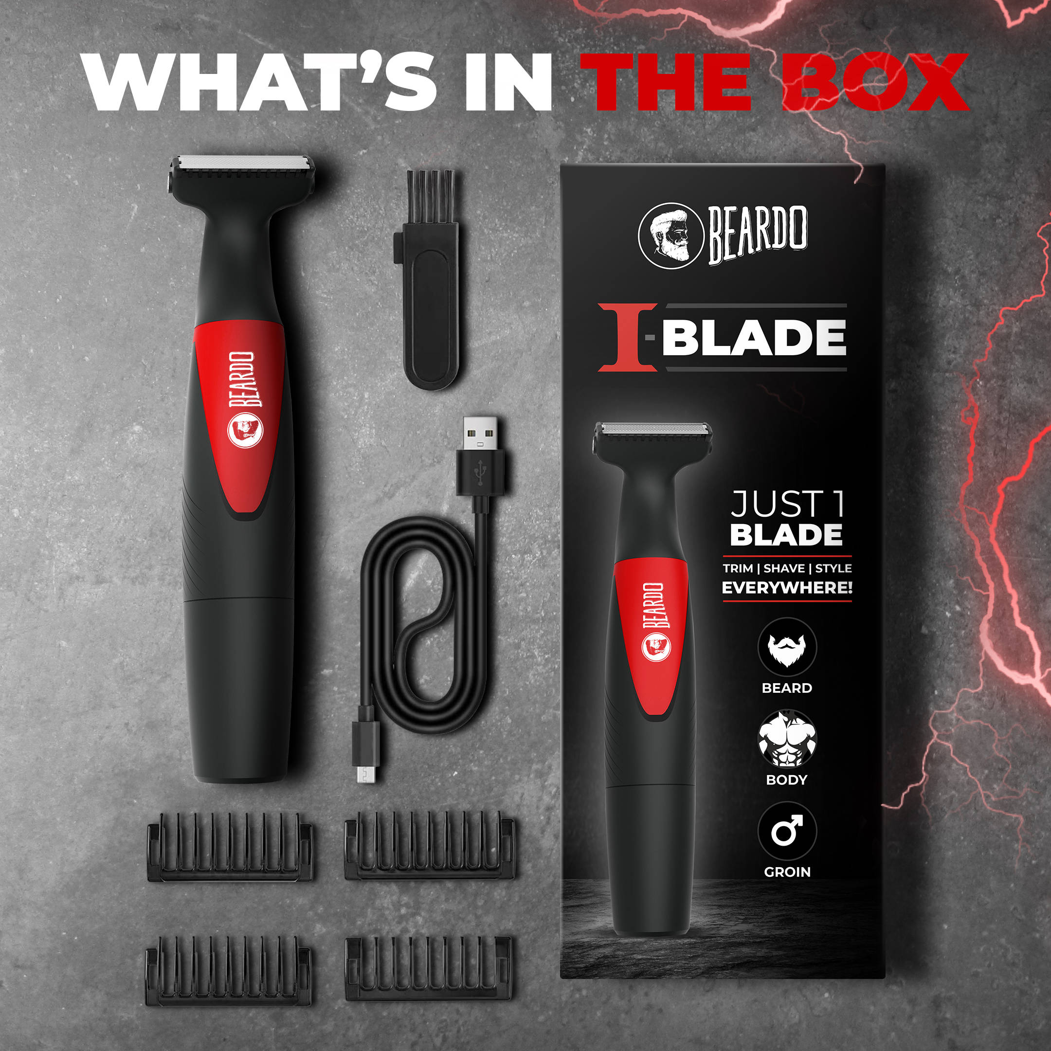 Beardo Multipurpose I Blade Trimmer - Image 5
