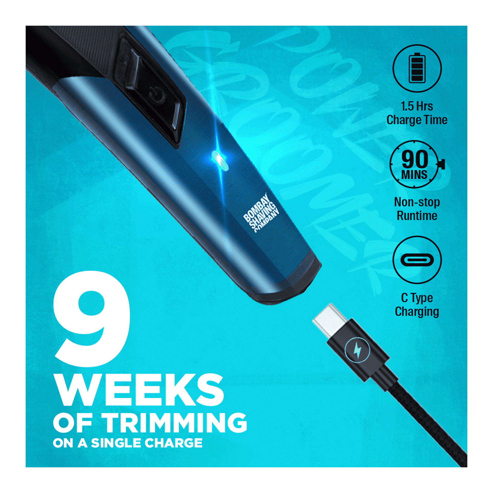 Bombay Shaving Company 11-In-1 Full Body Trimmer for Men 1 Pieces - Image 5