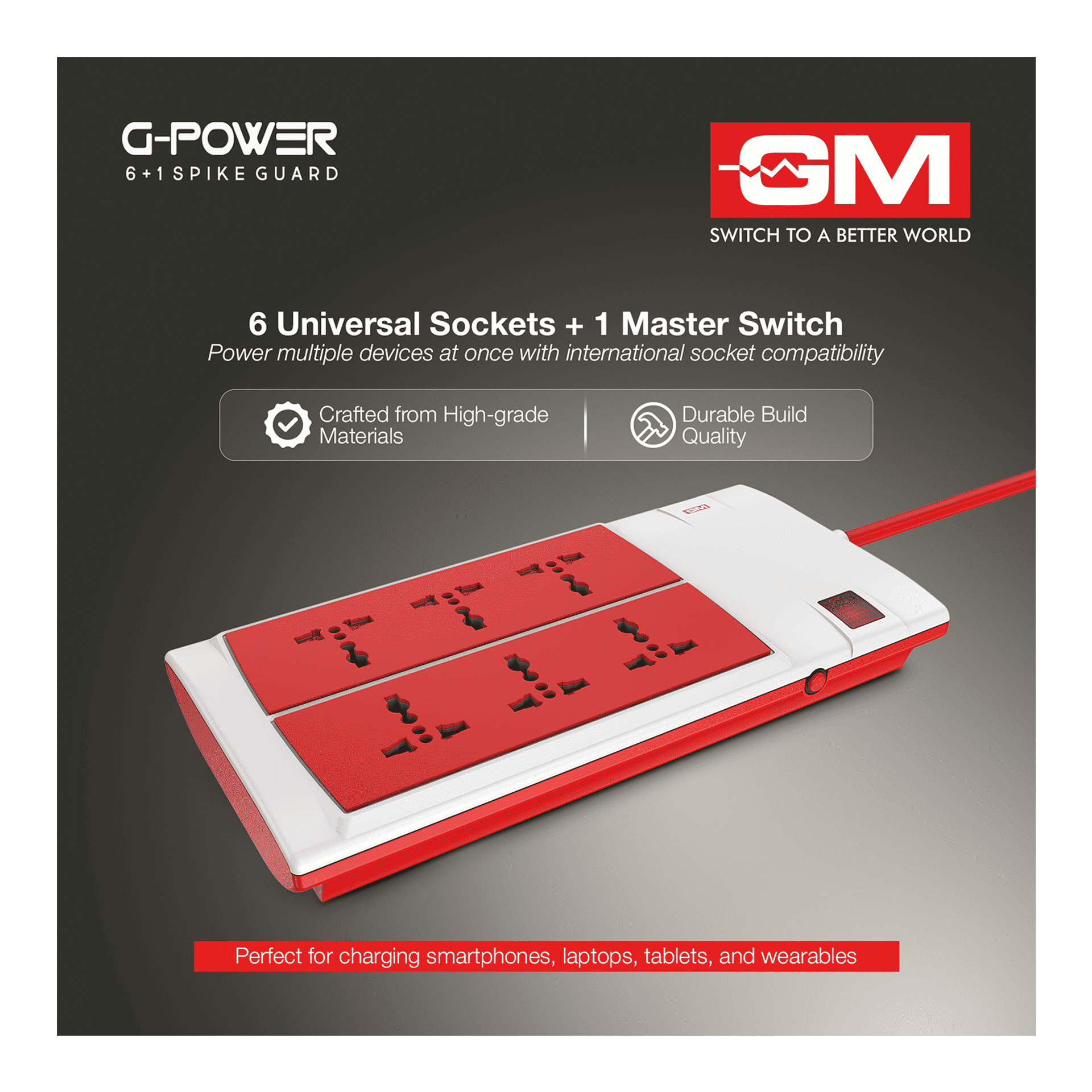 Buy GM 3059 G-Power 6+1 Spike Guard Extension Board, Safety
