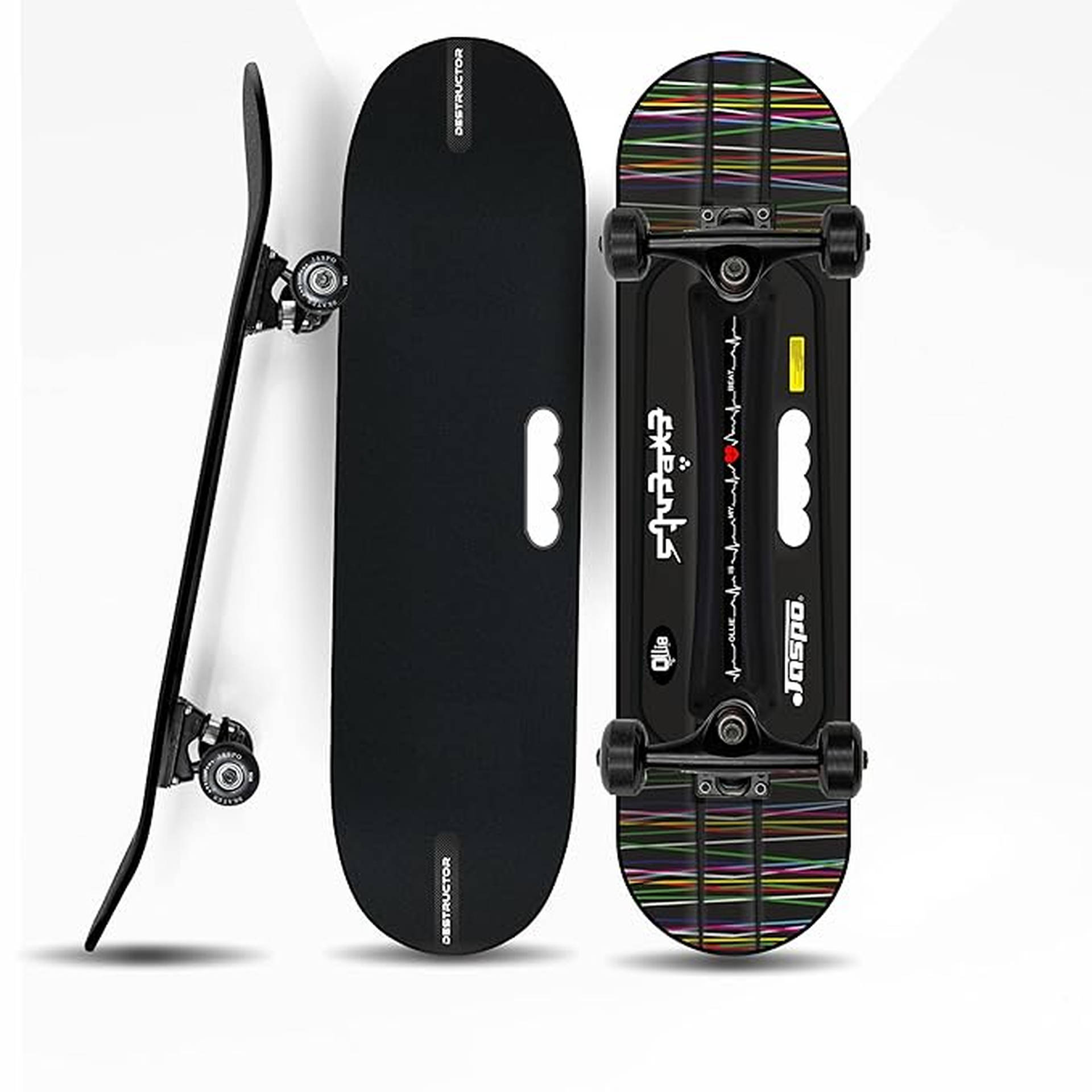 Buy Jaspo Hurricane Ollie Spiral Fiber Composite Skateboard (31 x